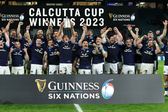 Scotland retained the Calcutta Cup.