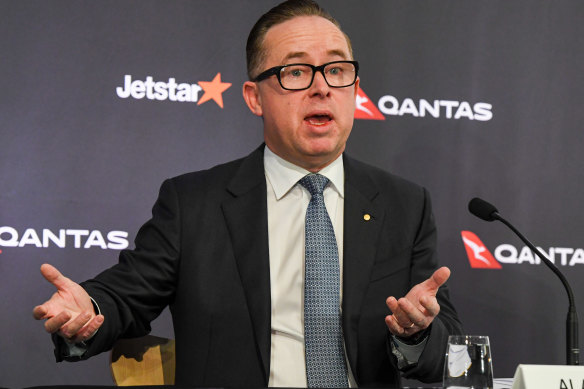 Qantas chief Alan Joyce has had to defend the airline after intense criticism this year.