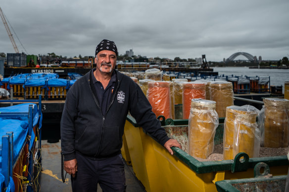 New Year’s Eve fireworks director Fortunato Foti gets ready for Saturday night’s spectacular.