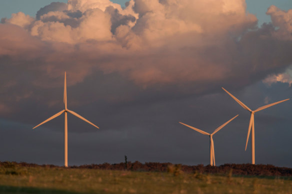 The Capital Wind Farm in NSW, the largest in the state.