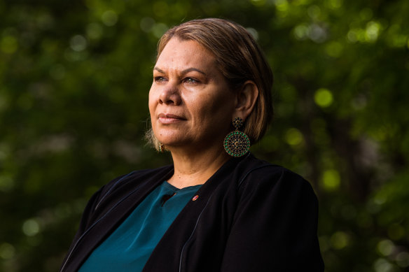 “I feel like we’re at a turning point in this nation” ... West Australian Greens senator Dorinda Cox at Parliament House on Thursday. 