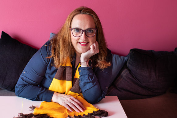 Lawyer Jennifer Holdstock has Hawthorn Football Club “in my veins”.