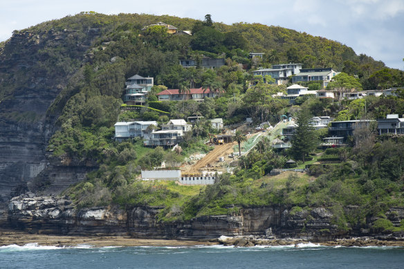 The 3200-square-metre site where Jennifer Hawkins and Jake Wall are building a $30 million mansion.