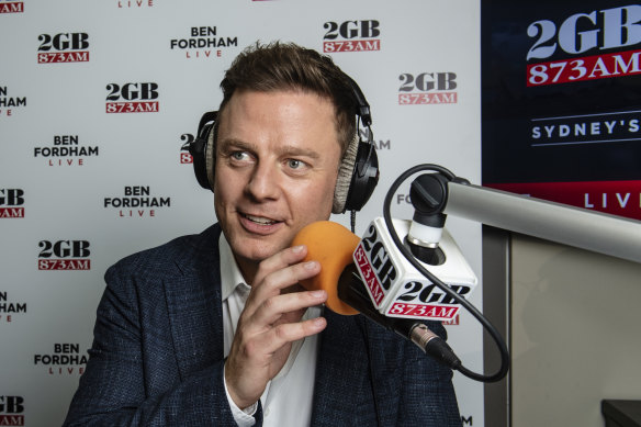 Ben Fordham covered Jones’ arrest live on the air on Monday. 