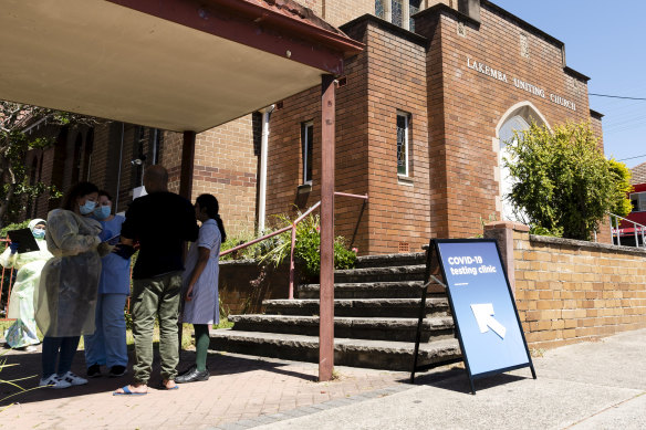 A COVID-19 pop-up clinic has opened in Lakemba on Tuesday.