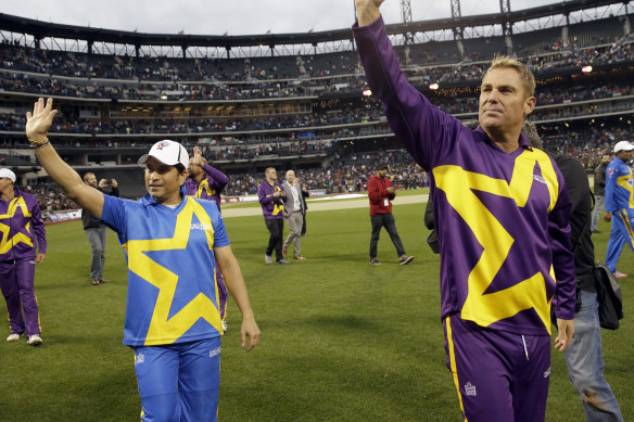 Sachin Tendulkar and Shane Warne championed a series of all-star exhibition games in New York, Houston and Los Angeles in 2015.