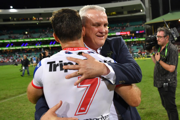 Ben Hunt has a strong relationship with Dragons coach Anthony Griffin.