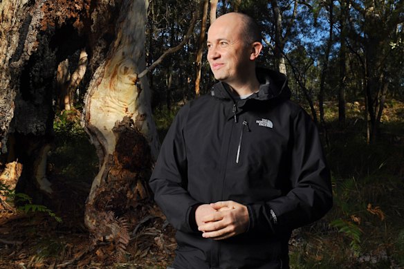 “The debate should be won by the best arguments, not the noisiest voices”: Matt Kean, near Hornsby, on Friday.