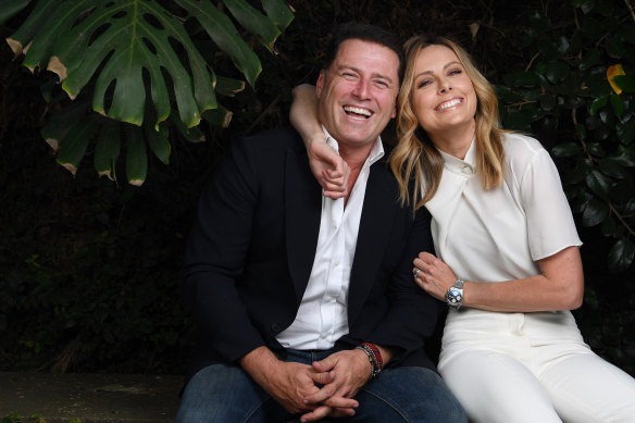 Karl Stefanovic with former Today co-host Allison Langdon.