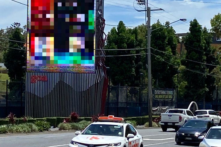 Www College Xxxx Com - Hackers show porn on Brisbane billboard for three minutes