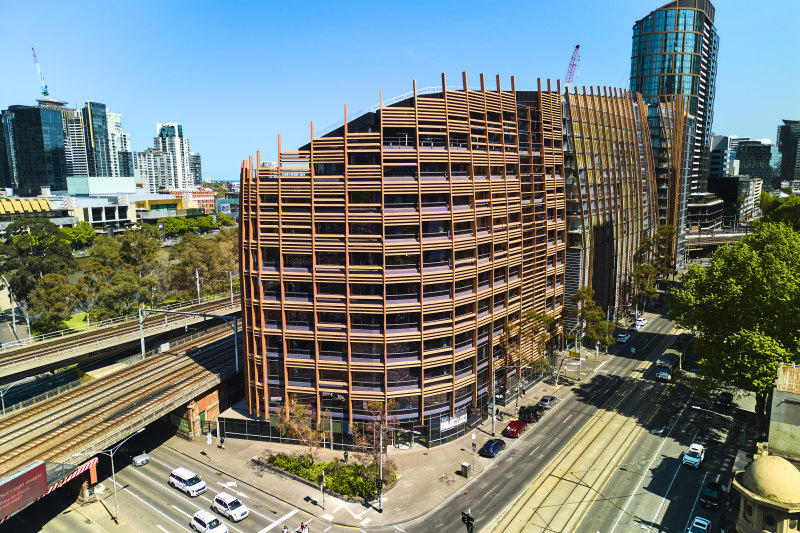 525 Flinders Street had a price guide of $50 million and sold for less than $33 million.