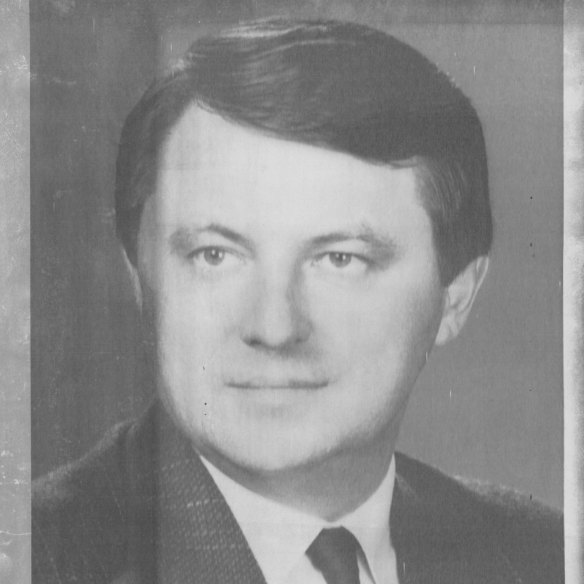 Miklos Nemeth in 1988, when he was nominated by the Communist Party to replace Karoly Grosz as Hungary's prime minister.