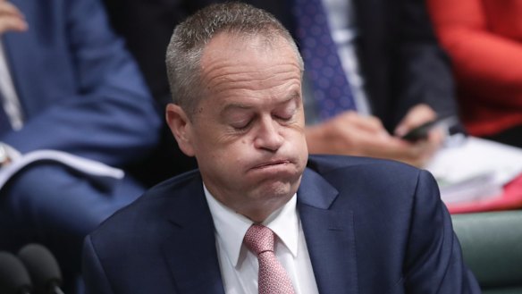 Feeling the heat: Opposition Leader Bill Shorten.