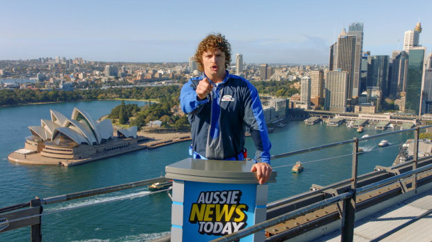 Nick Cummins in the Tourism Australia campaign.
