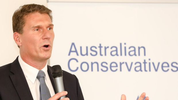 Cory Bernardi is an advocate of free speech . . . unless the speech offends him.