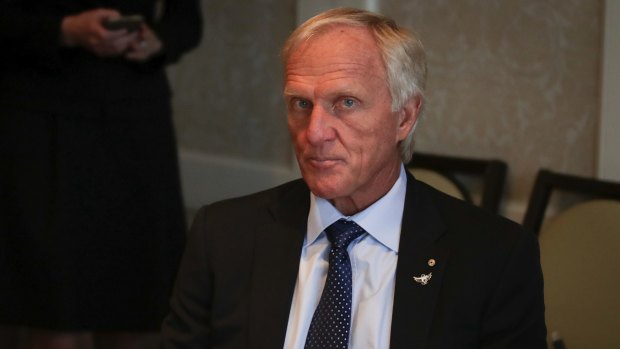 Greg Norman was in Washington, DC, for Malcolm Turnbull's meeting with Donald Trump.