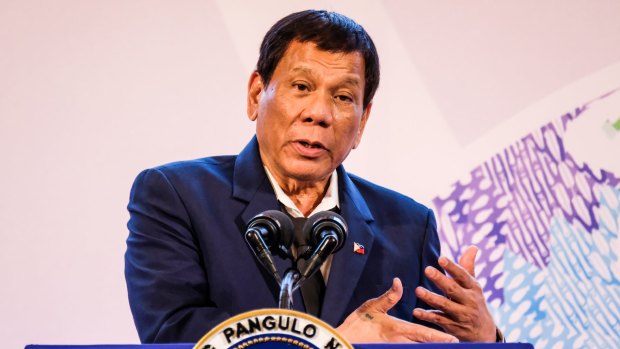 War on drugs: Philippines' President Rodrigo Duterte.