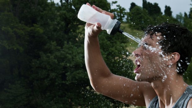 Running in the heat means lots of sweat, but personal trainer Jim Owens said it's no excuse to skip a workout.