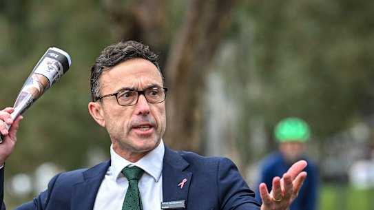 Auctioneer Arthur Apostoleros at work on Saturday.