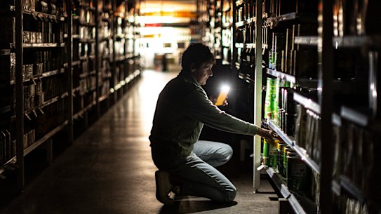 Shoppers at FoodWorks in Yea were forced to shop by torch.