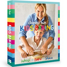 Cover of Donna Hay’s Kids Baking cookbook