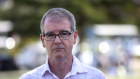 NSW Labor opposition leader Michael Daley addresses the media after Saturday's state election. 