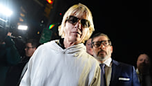 Selma Blair has been released on bail after an alleged violent plane incident. She is pictured leaving court on Monday after her arraignment on charges of injuring two flight attendants during a cross-country flight.