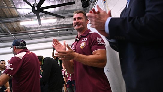 Kieran Foran is quickly making his mark at Manly as a coach.