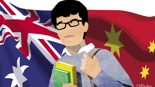Chinese students account for 60 per cent of all international students at Australia's top universities.