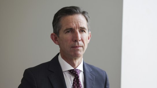 Leader of the opposition in the Senate and opposition foreign affairs spokesman Simon Birmingham.