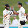 Ross Taylor (right) and Kane Williamson's Black Caps are the No.2 Test side in the world.