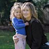 Elise Tobin with her daughter, Hazel.