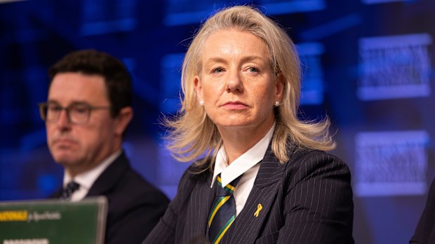 Nationals Senate leader Bridget McKenzie.