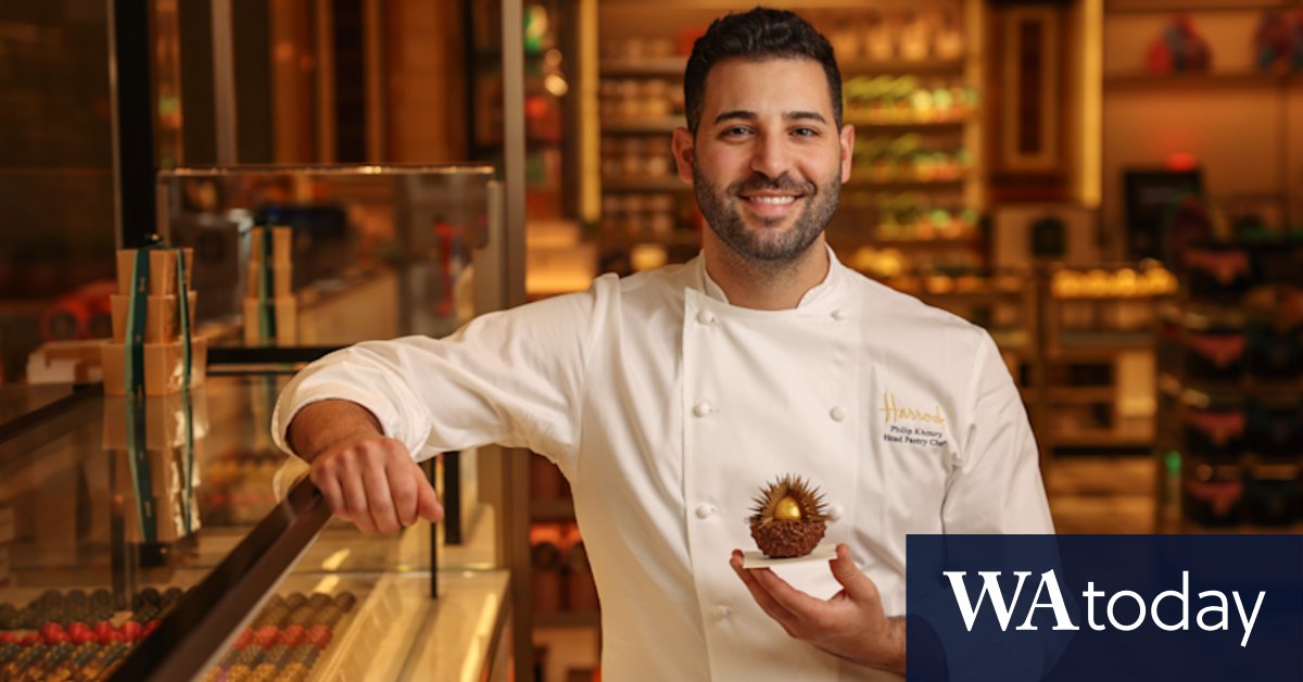 Phil Khoury, the Australian head pastry chef at Harrods - Vimarsana News