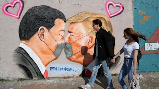 Facing up to the facts: Xi Jinping and Donald Trump.