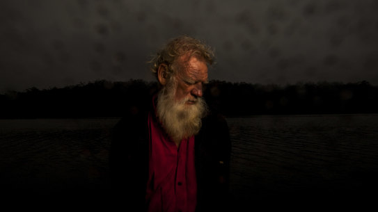 Bruce Pascoe at his property in Gipsy Point. He says slavery existed in Australia post-colonisation.