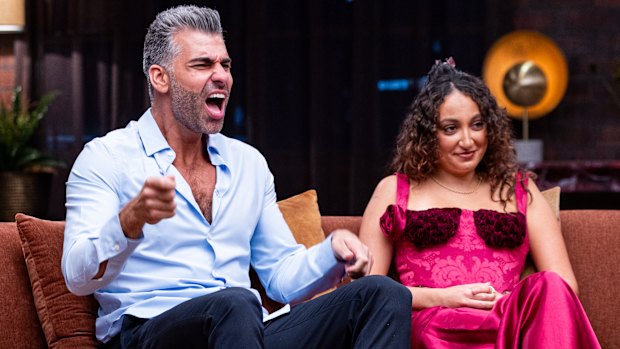 Joel and Juliette in MAFS: After the Dinner Party.