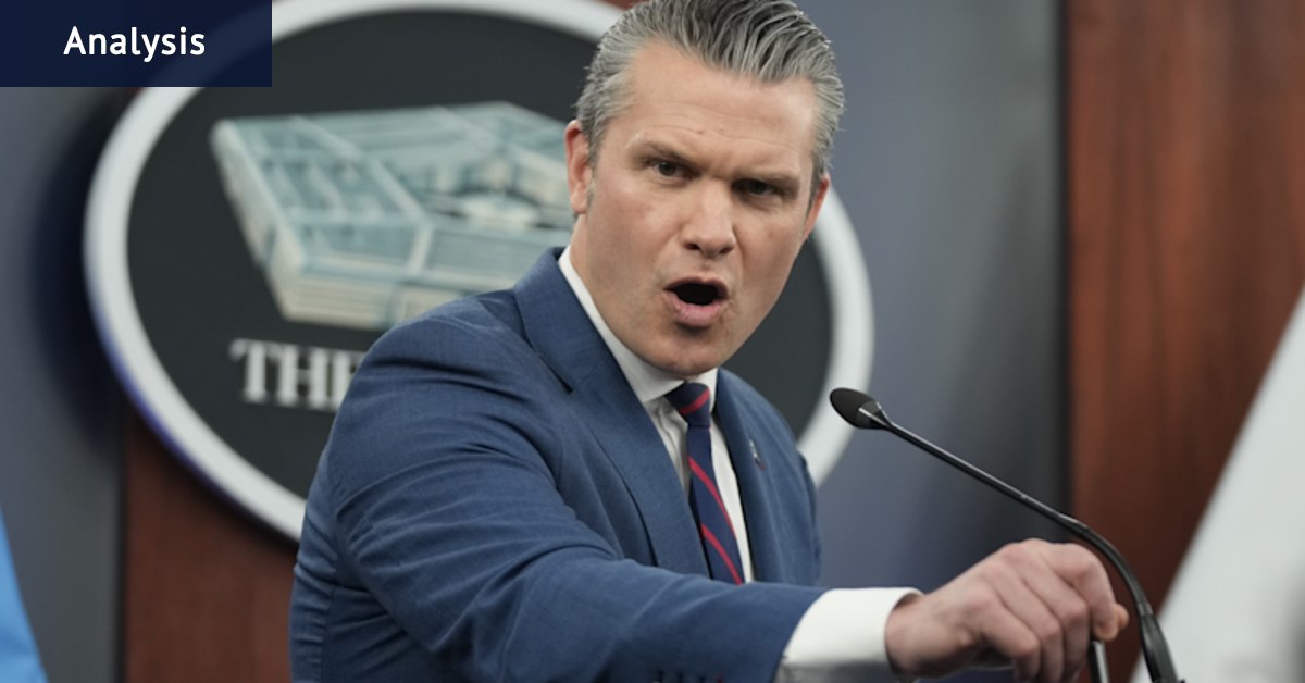 With 10 damning words, Pete Hegseth says the quiet part out loud