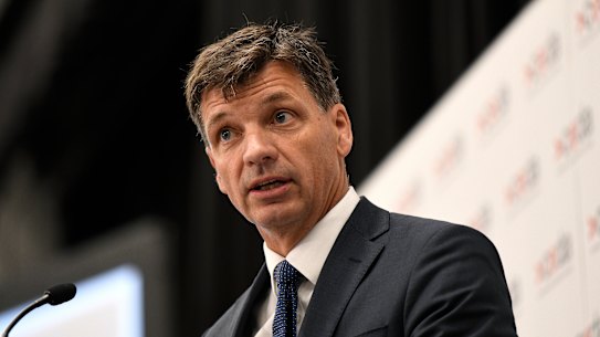 Federal Energy Minister Angus Taylor.