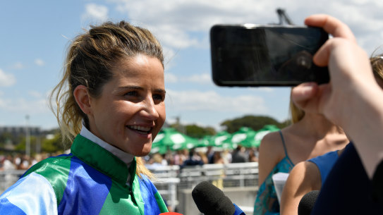 Michelle Payne was outspoken on social media this week.
