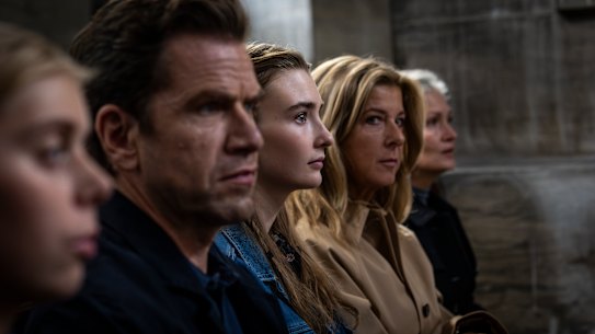 Nikolaj Lie Kaas, Amaryllis August and Paprika Steen in Families Like Ours