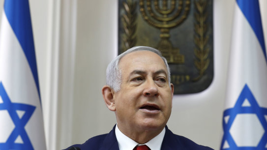 Israeli Prime Minister Benjamin Netanyahu.
