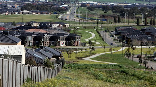 Road to recovery: Markets for new residential land are picking up.