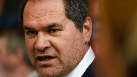 "He's committed": Raelene Castle says Dave Rennie will coach the Wallabies and she will stick around to see him do so. 