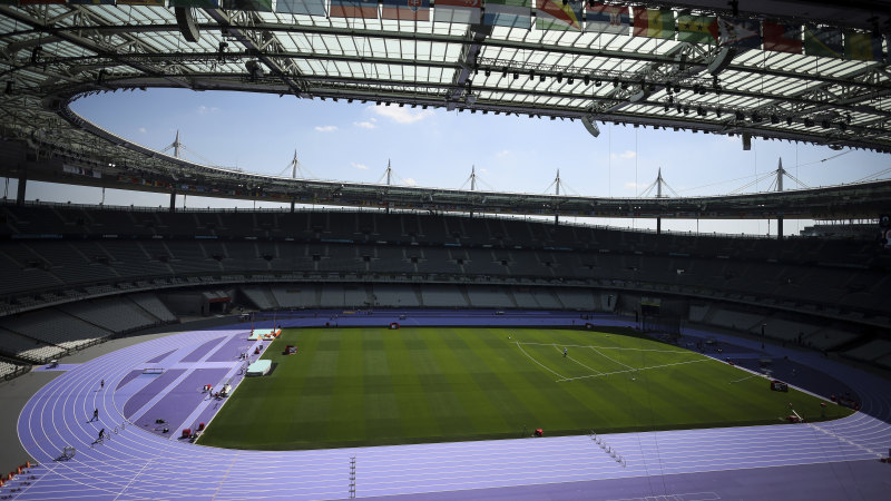 ‘It has to be pretty’: Why the Paris athletics track is purple