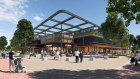 A render image of the recently completed Dickson Village.