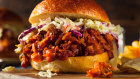 A pulled jackfruit vegan burger is one of many vegan meat variations driving soaring sales.