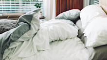 Pulling back your quilt and sheets when you get out of bed gives helps lingering moisture evaporate, preventing mould and odours.