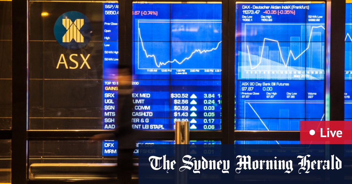 ASX tomber ;  Hausse des taux des drapeaux Powell de la Fed ;  $A gouttes