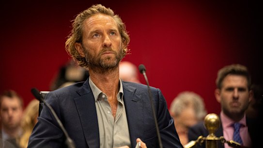 Justin Hemmes labelled Sydney's lockout laws as "embarrassing" when he faced a NSW Parliamentary inquiry on Friday.